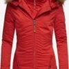 Marikoo Manteaux Dhiver Manteau D’hiver Sanakoo Femme Rouge