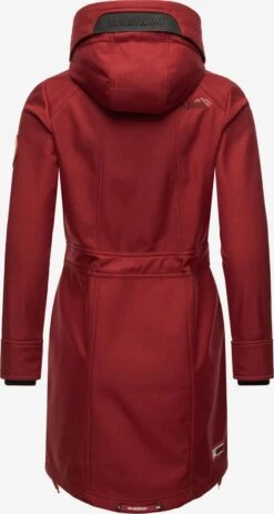 Marikoo Parkas Parka Mi-saison Femme Rouge Foncé 2 Marikoo Parkas Parka Mi-saison Femme Rouge Foncé -Marikoo 02d039a595025a947c047ca5a478c67e