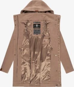 Marikoo Manteaux Dhiver Manteau D’hiver Femme Noisette -Marikoo 03d10f5f158bd7faabec1f394b0a72a4