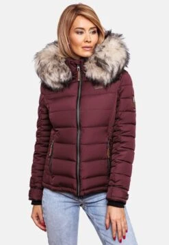 Marikoo Vestes Dhiver Veste D’hiver Lerikaa Femme Bordeaux -Marikoo 03e6da5445a04cea24671fb1a320d485