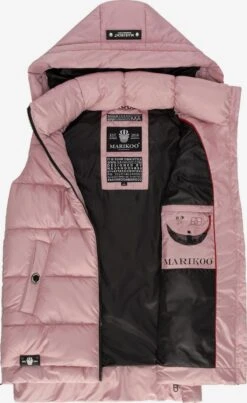 Marikoo Vestes Sans Manches Gilet Zarinaa Femme Rose 3 Marikoo Vestes Sans Manches Gilet Zarinaa Femme Rose -Marikoo 06aaa8a14b122e4c4bac2a42a58b3a14