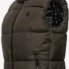 Marikoo Vestes Sans Manches Gilet Femme Anthracite