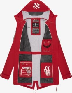 Marikoo Vestes Dextérieur Veste Fonctionnelle Ulissaa Femme Rouge -Marikoo 09739bf631adeb910194177801dbca6f
