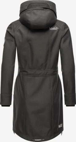 Marikoo Parkas Parka Mi-saison Femme Taupe -Marikoo 09f10d0c1350ec05e941ed570f387662