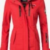 Marikoo Manteaux De Pluie Manteau Fonctionnel Zimtzicke Femme Rouge Clair