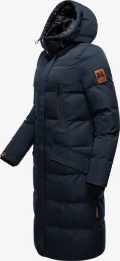 Marikoo Manteaux Dhiver Manteau D’hiver Schneesternchen Femme Bleu Marine -Marikoo 0cea7e0f43c6652a98e9a15965fd5e58