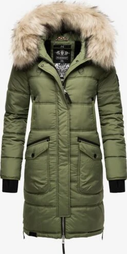 Marikoo Manteaux Dhiver Manteau D’hiver Chaskaa Femme Kaki
