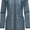 Marikoo Parkas Parka Mi-saison Femme Bleu