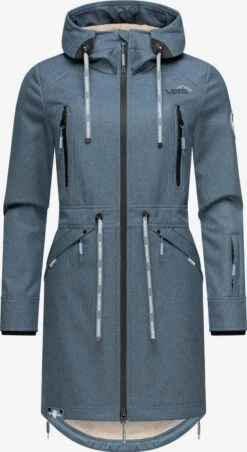 Marikoo Parkas Parka Mi-saison Femme Bleu