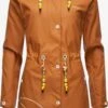 Marikoo Manteaux De Pluie Manteau Fonctionnel Femme Orange