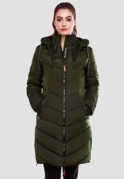 Marikoo Manteaux Dhiver Manteau D’hiver Armasa Femme Kaki -Marikoo 0f17413d177699a2d479216e6db5bd39