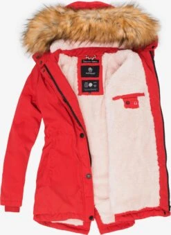 Marikoo Parkas Parka D’hiver Akira Femme Rouge -Marikoo 0f8e52d918f12966115174aa8380bdbc