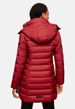 Marikoo Manteaux Courts Manteau D’hiver Abendsternchen Femme Rouge Sang -Marikoo 1106ec0683c13b39e429dd116d0c33fc