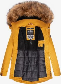 Marikoo Manteaux Dhiver Manteau D’hiver Sanakoo Femme Jaune Dor -Marikoo 11e1a2975c95e8e35b92c9496ede28bb