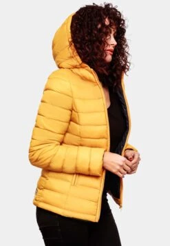 Marikoo Vestes Dextérieur Veste Fonctionnelle Femme Jaune Foncé -Marikoo 11fbc8ed29d52f28ba2b63fa24a4b68c
