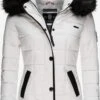 Marikoo Vestes Dhiver Veste D’hiver Unique Femme Blanc