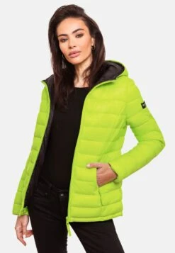 Marikoo Vestes Dextérieur Veste Fonctionnelle Femme Vert Fluo -Marikoo 12fe3cd0377d9e2f4f94d071c3fe5c3e