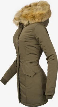 Marikoo Parkas Parka D’hiver Karmaa Femme Kaki -Marikoo 1364d87620893efe141b0bc0c5f19f37
