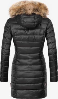 Marikoo Manteaux Dhiver Manteau D’hiver Rose Femme Noir -Marikoo 13be561267c460ba5ac8469f6b298911