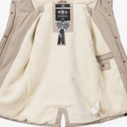 Marikoo Vestes Dhiver Veste D’hiver Manolya Femme Beige Clair -Marikoo 14c0332fb445558664bcaf3b31fa2734