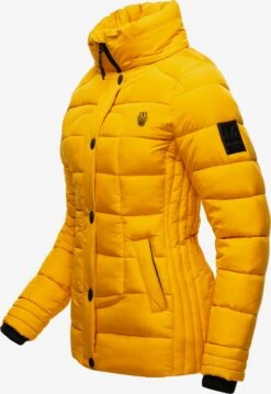 Marikoo Vestes Dhiver Veste D’hiver Qesraa Femme Jaune -Marikoo 14e7b2bc89699ac86ada552801054a48