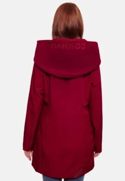 Marikoo Manteaux De Pluie Manteau Fonctionnel Mayleen Femme Rouge Cerise -Marikoo 18f4fd5c9003224e64e2f92b60216201