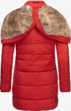 Marikoo Manteaux Courts Manteau D’hiver Femme Rouge 2 Marikoo Manteaux Courts Manteau D’hiver Femme Rouge -Marikoo 1916a9104463285a25b63dcb4481a22a