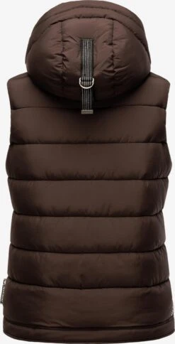 Marikoo Vestes Sans Manches Gilet Taisaa Femme Brun Foncé -Marikoo 1d722650d5bbb90ee979f2b73ad2474a