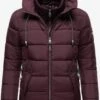 Marikoo Vestes Dhiver Veste D’hiver Taisaa Femme Lie De Vin