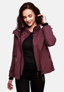 Marikoo Vestes Dextérieur Veste Fonctionnelle Erdbeere Femme Lie De Vin -Marikoo 1f7abf84c594d315835386e5a9c9a466