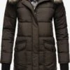 Marikoo Manteaux Dhiver Manteau D’hiver Chaskaa Femme Gris Basalte
