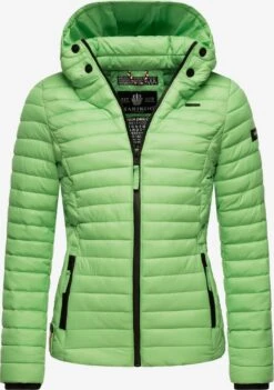 Marikoo Vestes De Mi-saison Veste Mi-saison Samtpfote Femme Vert Clair