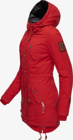 Marikoo Parkas Parka D’hiver La Viva Femme Rouge Clair -Marikoo 203339c4191fa1248fb1f0b5a4b0cb94