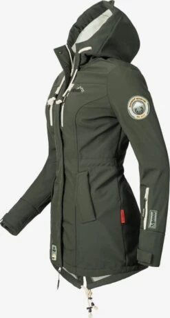 Marikoo Manteaux De Pluie Manteau Fonctionnel Zimtzicke Femme Kaki -Marikoo 2115b60c353631bc4b8b8311e442102d