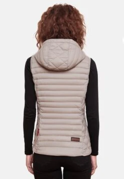 Marikoo Vestes Sans Manches Gilet Hasenpfote Femme Gris Clair -Marikoo 231f6dfe328f025874b356577f458abe