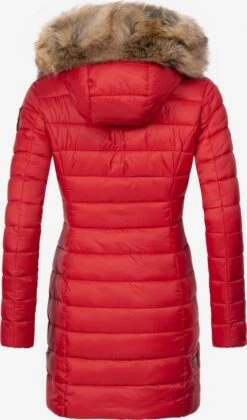 Marikoo Manteaux Dhiver Manteau D’hiver Rose Femme Rouge -Marikoo 2323d54e3a1d67ea10097927d71accf6