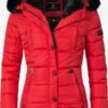 Marikoo Vestes Dhiver Veste D’hiver Lotusblüte Femme Rouge
