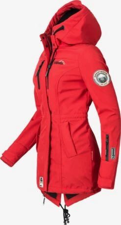Marikoo Manteaux De Pluie Manteau Fonctionnel Zimtzicke Femme Rouge Clair -Marikoo 256af742a9bb2aef414cc0c7c5043a6b