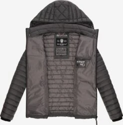 Marikoo Vestes De Mi-saison Veste Mi-saison Samtpfote Femme Anthracite -Marikoo 2644a0be1527f6618592e9deeef0dd1d