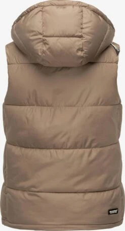 Marikoo Vestes Sans Manches Gilet Eisflöckchen Femme Marron -Marikoo 265cd967e44e91d13e12d87388d543c0