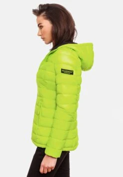 Marikoo Vestes Dextérieur Veste Fonctionnelle Femme Vert Fluo -Marikoo 26fcd72d323b70df469d88dded2cff3e