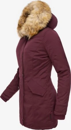 Marikoo Parkas Parka D’hiver Karmaa Femme Lie De Vin -Marikoo 2703a6ae31236f50e92b6ad1fc3aff68