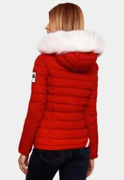 Marikoo Vestes Dhiver Veste D’hiver Nasriin Femme Rouge -Marikoo 281e2f230eb03d3e9e439329cda9ab35