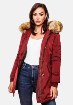 Marikoo Parkas Parka D’hiver Karmaa Femme Rouge / Rouge Sang 4 Marikoo Parkas Parka D’hiver Karmaa Femme Rouge / Rouge Sang -Marikoo 2919ec6cca1f5ba2576018533c2f6052