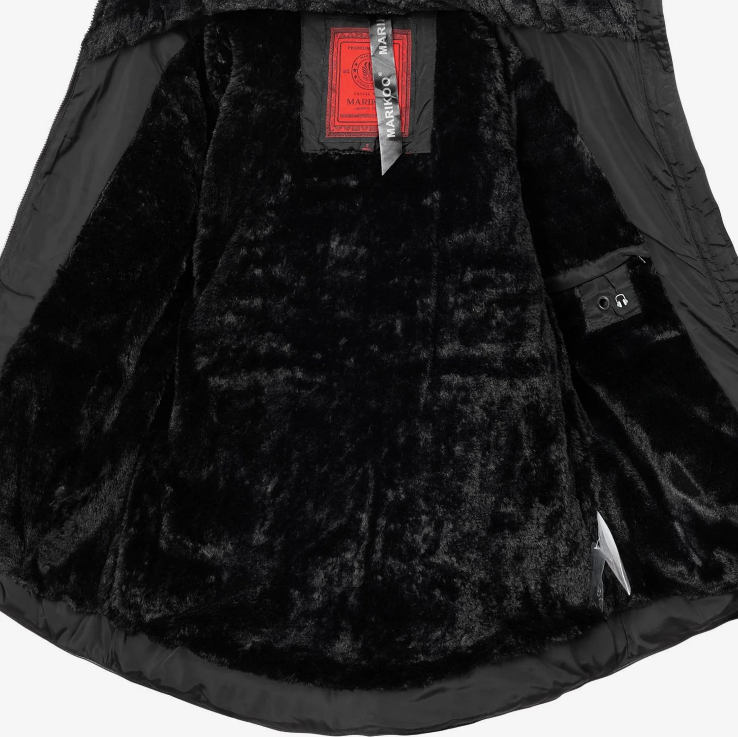 Vestes dhiver Veste d’hiver Amber Femme noir Marikoo Vestes Dhiver Veste D’hiver Amber Femme Noir -Marikoo 299597aad8099dcd18d9b2118bc2e300