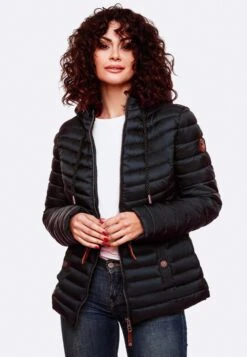 Marikoo Vestes De Mi-saison Veste Mi-saison Aniyaa Femme Bleu Marine -Marikoo 2aa296efb3a2a525fed58bb8293d802f