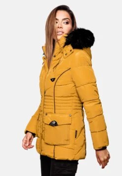 Marikoo Vestes Dhiver Veste D’hiver Vanilla Femme Jaune -Marikoo 2aa7ddbbc76260a86edc8875fe671206