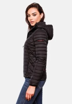Marikoo Vestes De Mi-saison Veste Mi-saison Samtpfote Femme Noir -Marikoo 2e5d314a5ec16def9ebd31fd91f97500