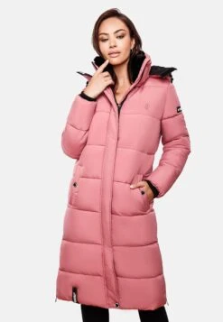 Marikoo Manteaux Dhiver Manteau D’hiver Femme Rose -Marikoo 2f150a3cc933fa130e825cfb46b54a16