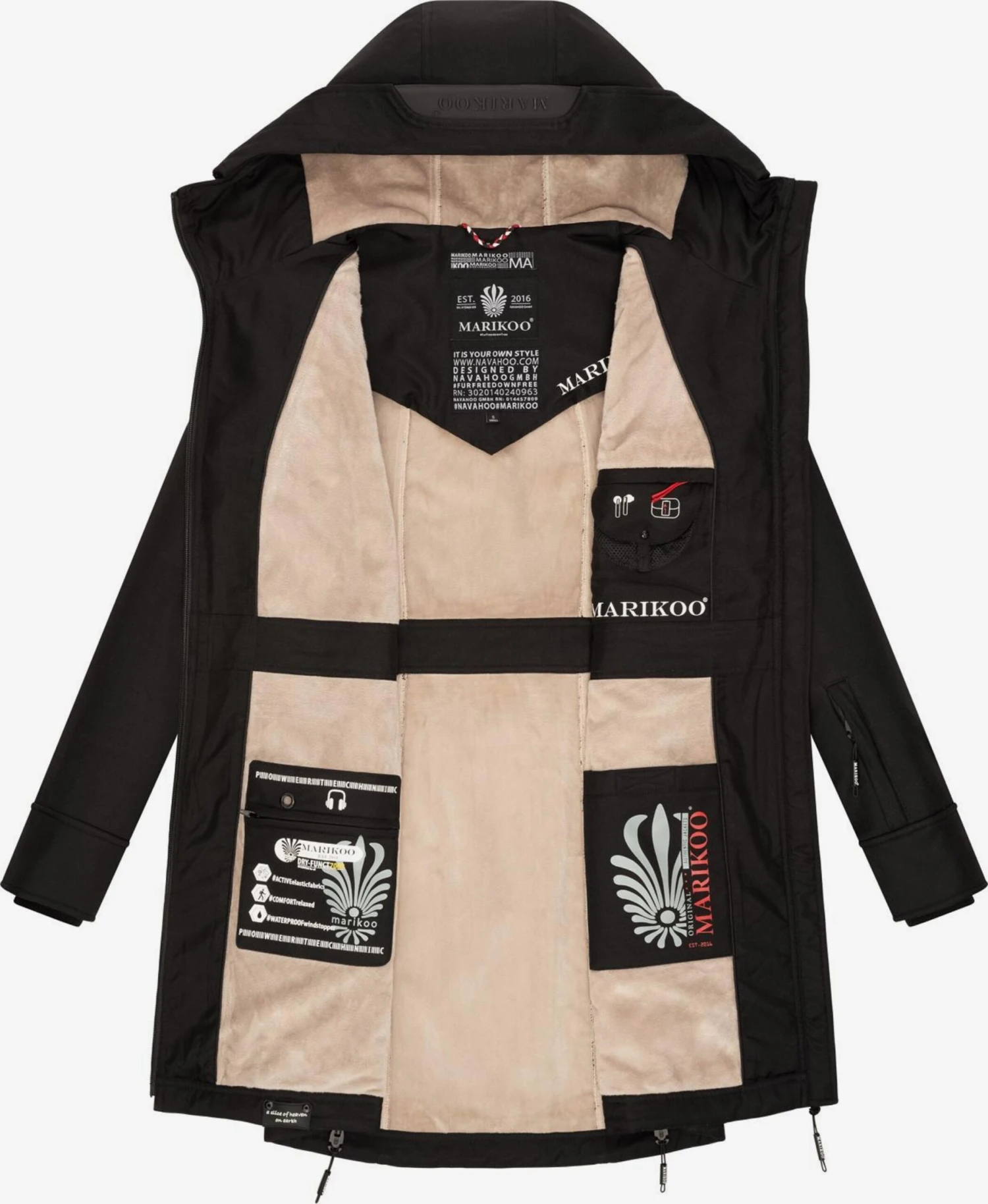 Parkas Parka mi-saison Femme noir Marikoo Parkas Parka Mi-saison Femme Noir -Marikoo 30bb99a7f4212340dc334e8662f73a39 scaled